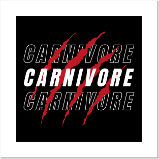 Carnivore Claw Marks - Bold Carnivore Diet Posters and Art